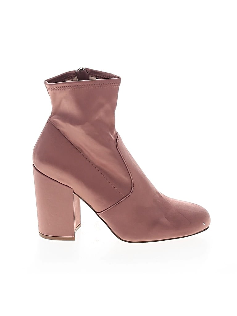 Pre-owned Steve Madden Ankle Boots In Pink