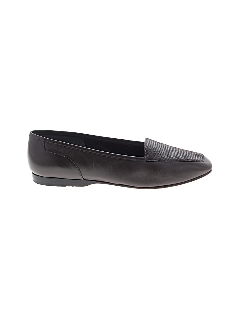 Pre-owned Enzo Angiolini Flats In Brown