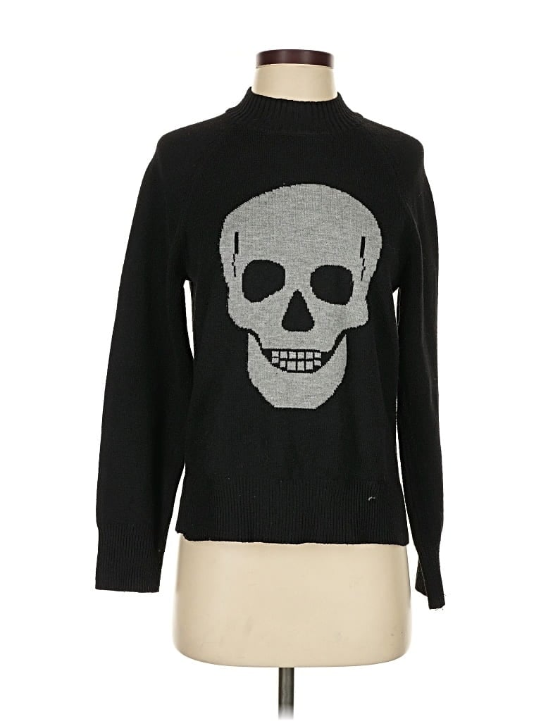 Pre-owned Sweet Romeo Pullover Sweater In Black