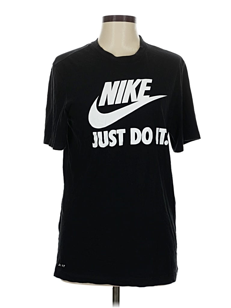 Pre-owned Nike Short Sleeve T-shirt In Black