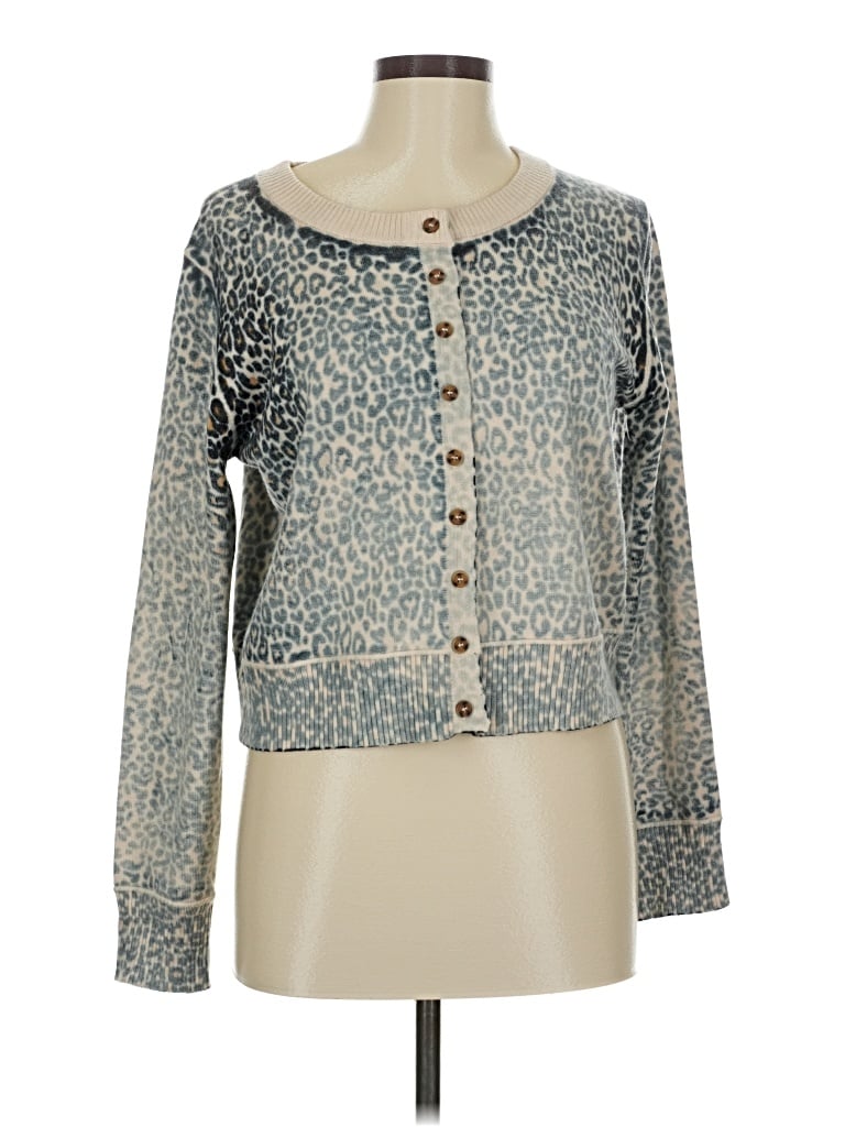 Pre-owned Unbranded Cardigan Sweater In Blue