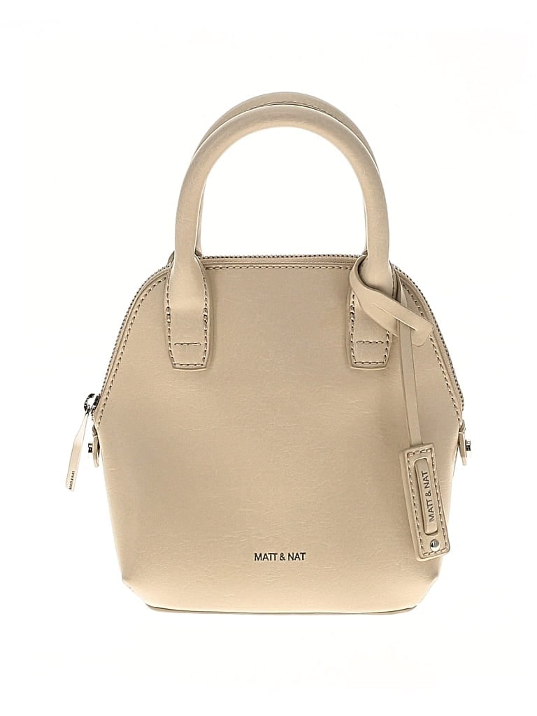 Pre-owned Matt & Nat Satchel In White