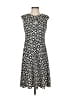 Wisp Print Black Casual Dress Size 4 (petite) - photo 1