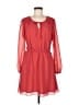 BCBGeneration 100% Polyester Solid Red Casual Dress Size M - photo 1