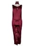 Thakoon Metallic Burgundy Jumpsuit Size 6 - photo 1