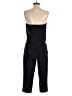 Express 100% Polyester Color Block Black Jumpsuit Size XS - photo 2