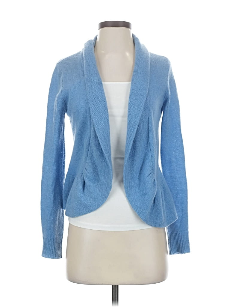 Pre-owned 360cashmere Cashmere Cardigan Sweater In Blue