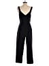 Dress Forum Solid Black Jumpsuit Size S - photo 2