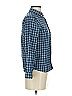 Abercrombie Checkered-gingham Blue Long Sleeve Button-Down Shirt Size 9 - 10 - photo 4