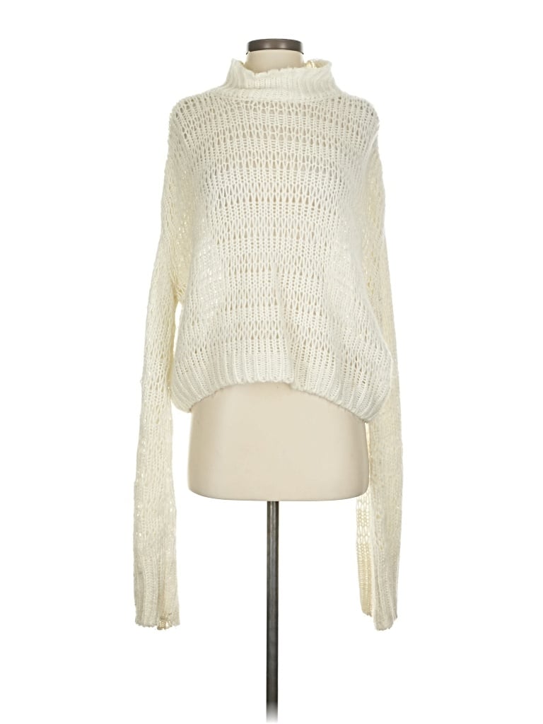 Pre-owned Assorted Brands Pullover Sweater In White