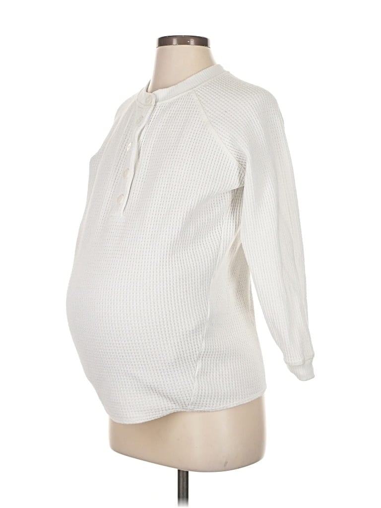 Pre-owned Old Navy - Maternity Pullover Sweater In White