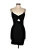 Zara Solid Black Cocktail Dress Size L - photo 1