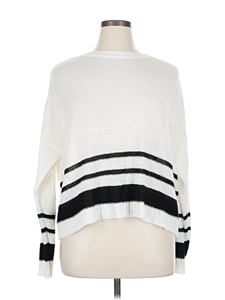 Pre-owned So Pullover Sweater In White
