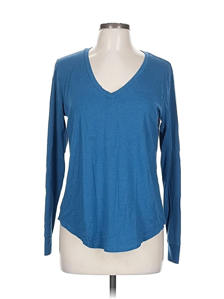 Pre-owned Universal Standard Long Sleeve T-shirt In Blue