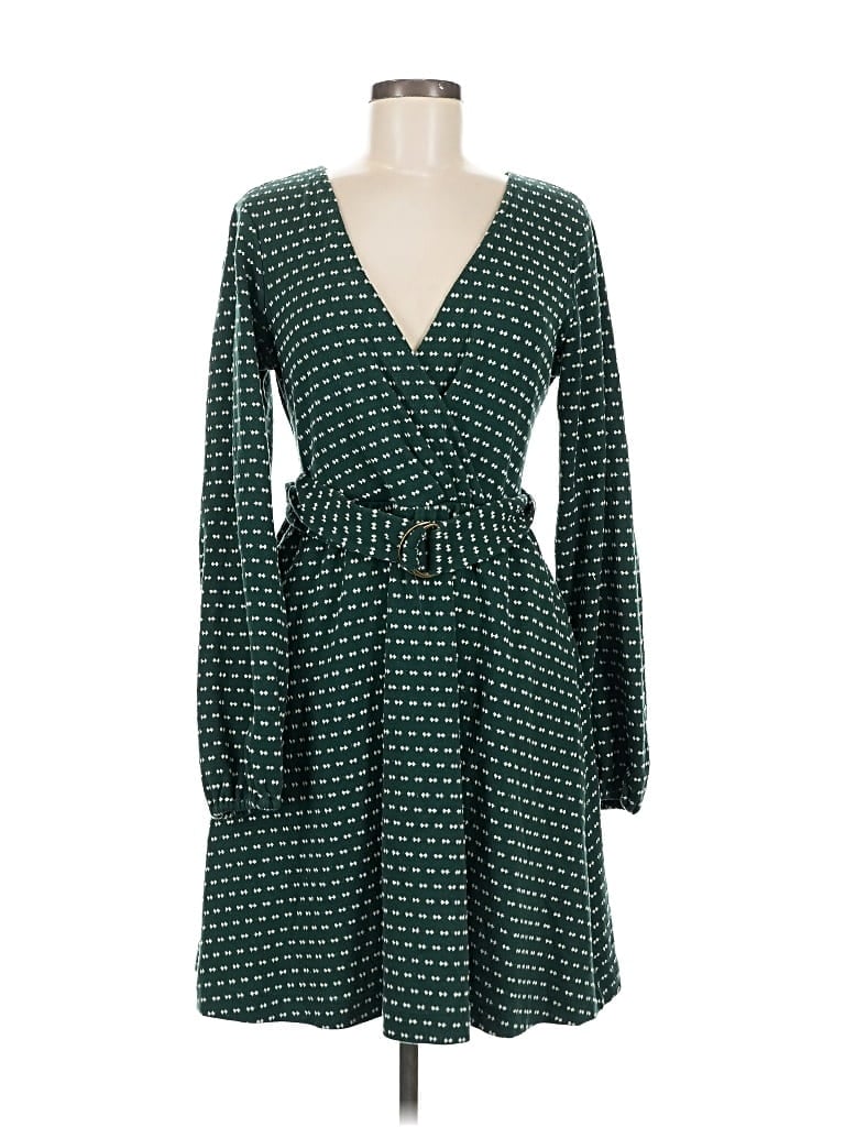 Pre-owned Maeve By Anthropologie Casual Dress In Green