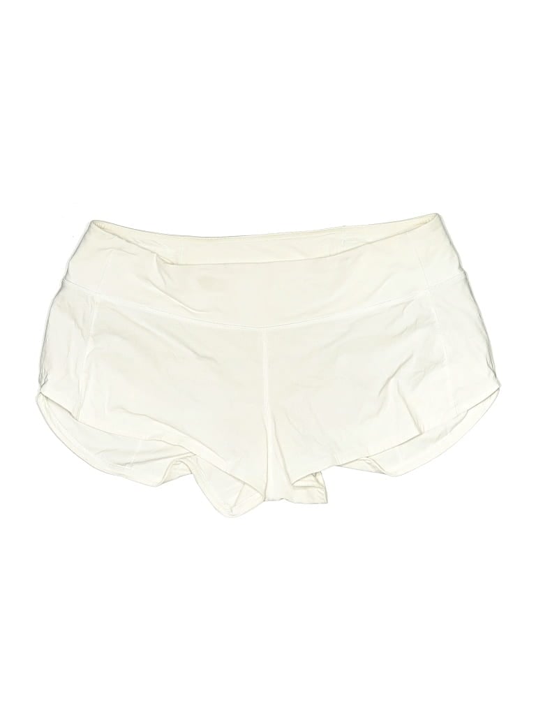 Pre-owned Lululemon Athletica Shorts In White