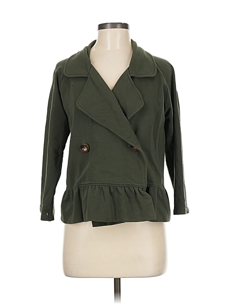 Pre-owned Lilla P Cardigan Sweater In Green