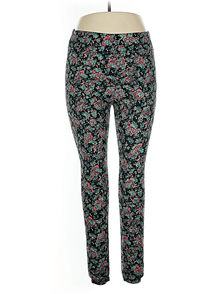 Pre-owned Lularoe Active Pants In Black