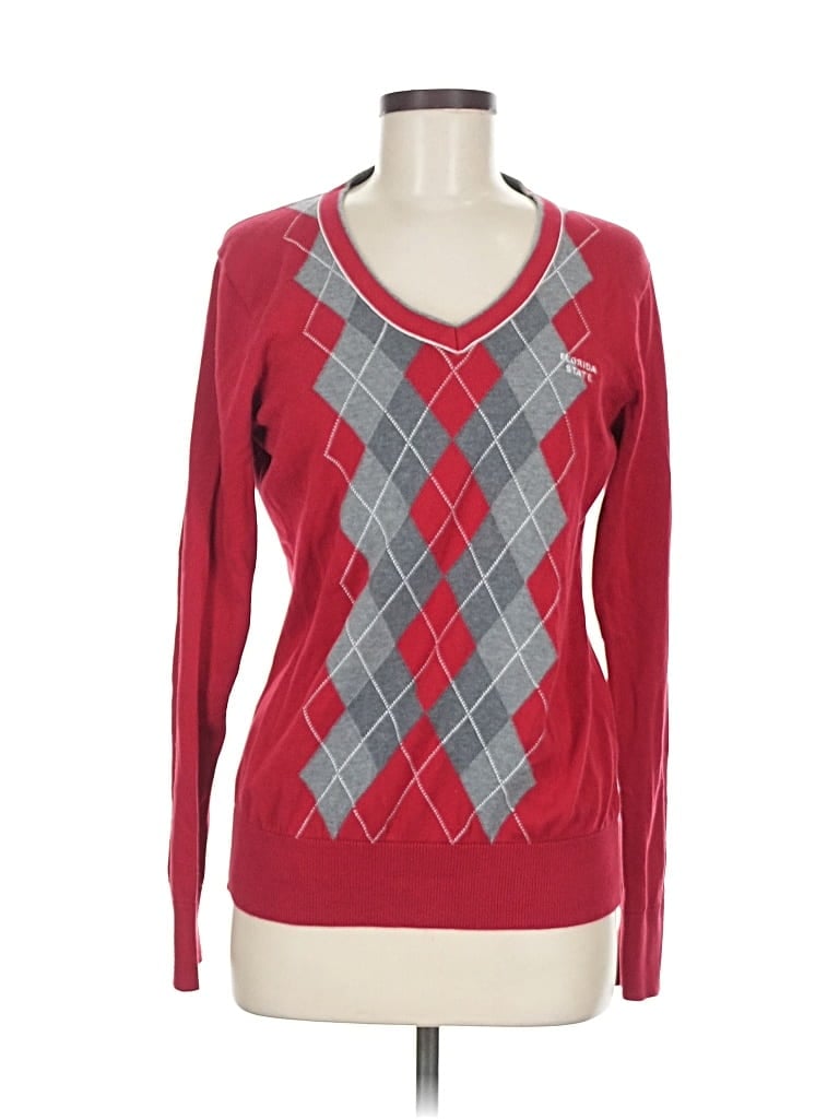 Pre-owned Cutter & Buck Pullover Sweater In Red