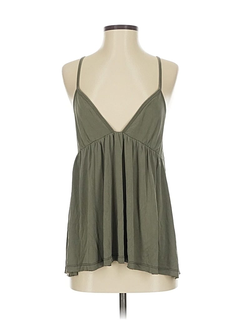 Pre-owned Free People Sleeveless Blouse In Green
