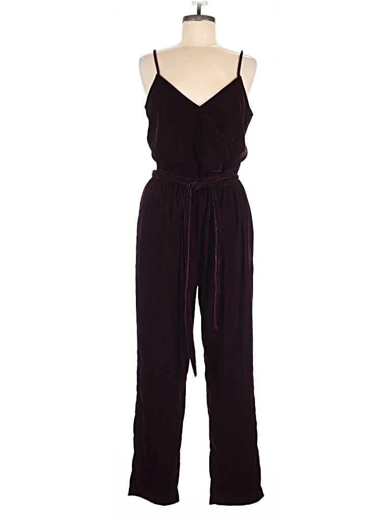 Pre-owned Gap Jumpsuit In Burgundy