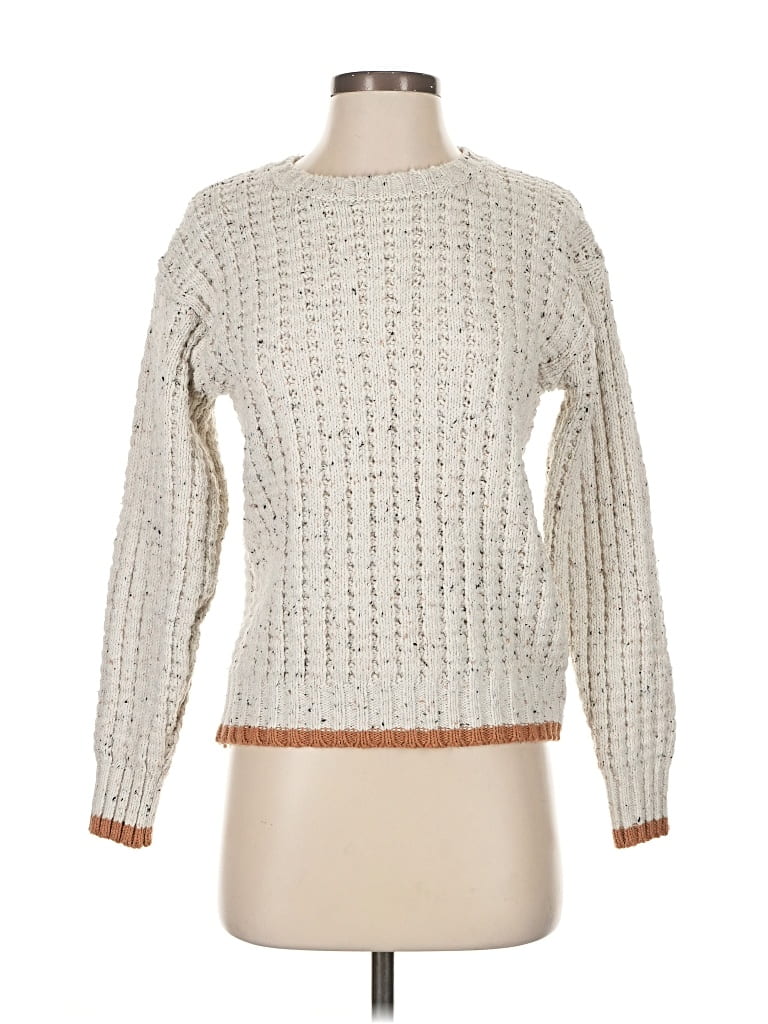 Pre-owned Skies Are Blue Pullover Sweater In White