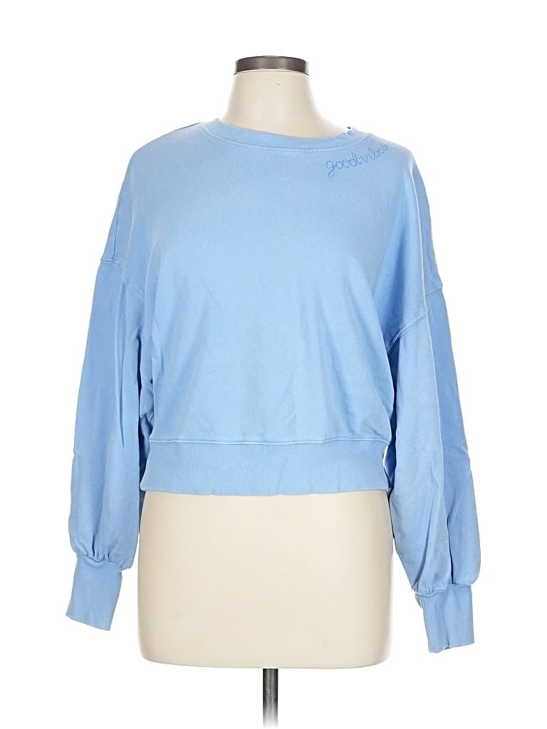 Pre-owned Unbranded Sweatshirt In Blue