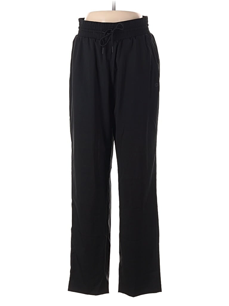 Pre-owned Gap Fit Track Pants In Black