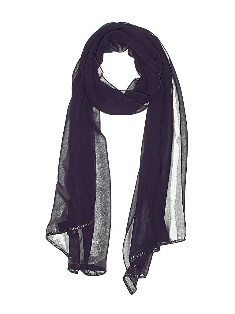 Pre-owned Jkara Scarf In Purple