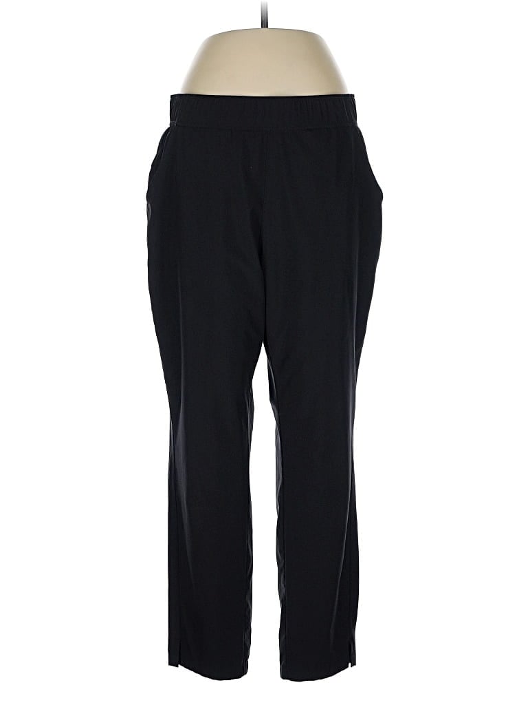 Pre-owned Eddie Bauer Track Pants In Black
