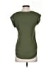J.Crew 100% Polyester Green Short Sleeve Top Size 00 - photo 2