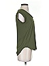 J.Crew 100% Polyester Green Short Sleeve Top Size 00 - photo 4