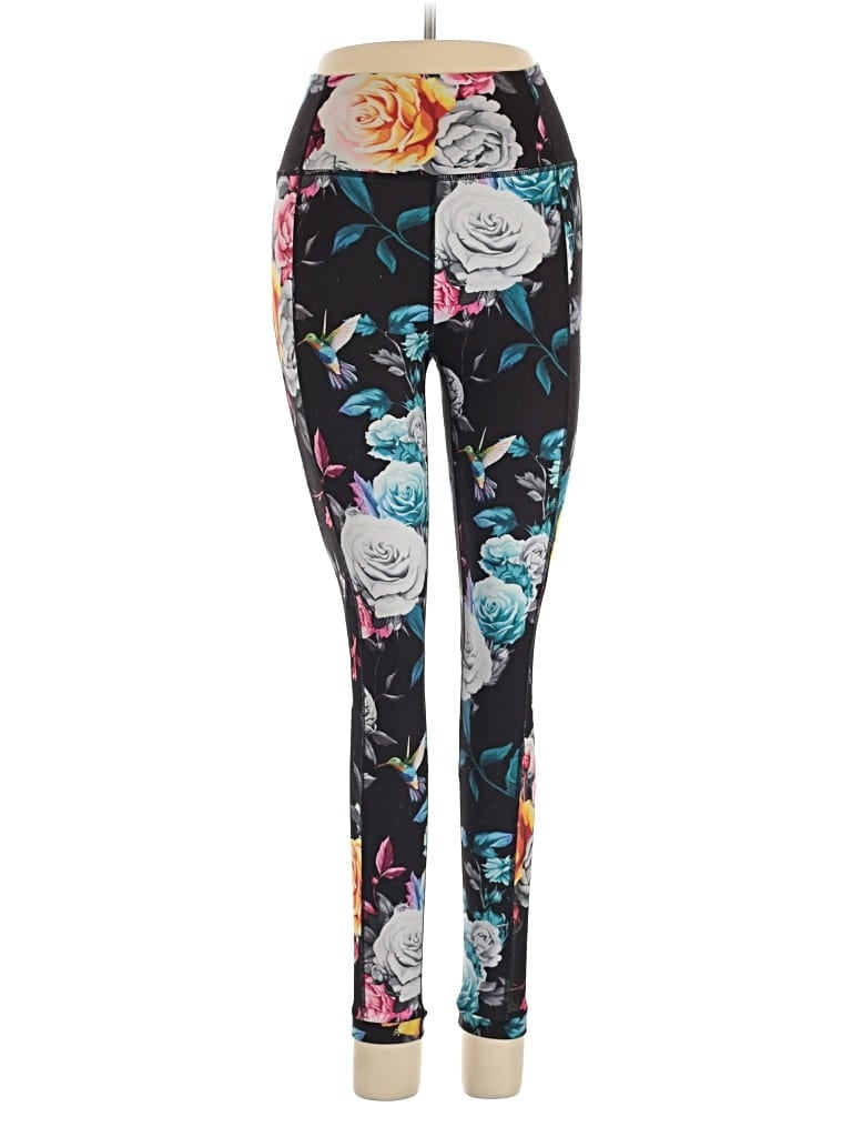 Pre-owned Zyia Active Leggings In Black