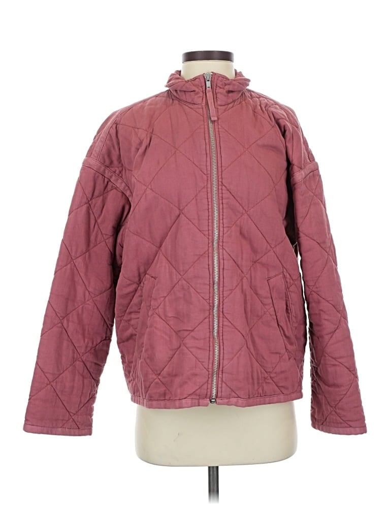 Pre-owned Gap Jacket In Burgundy