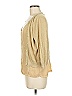 August Silk Tan 3/4 Sleeve Blouse Size M - photo 5