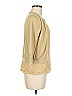 August Silk Tan 3/4 Sleeve Blouse Size M - photo 4