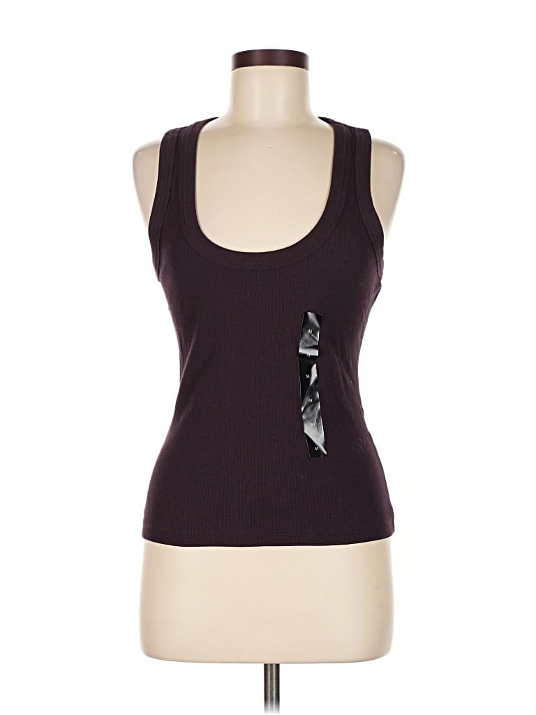 Click to view more detailed imagery on our partner's website Pre-owned Banana Republic Factory Store Tank Top Burgundy Halter Neckline Tops