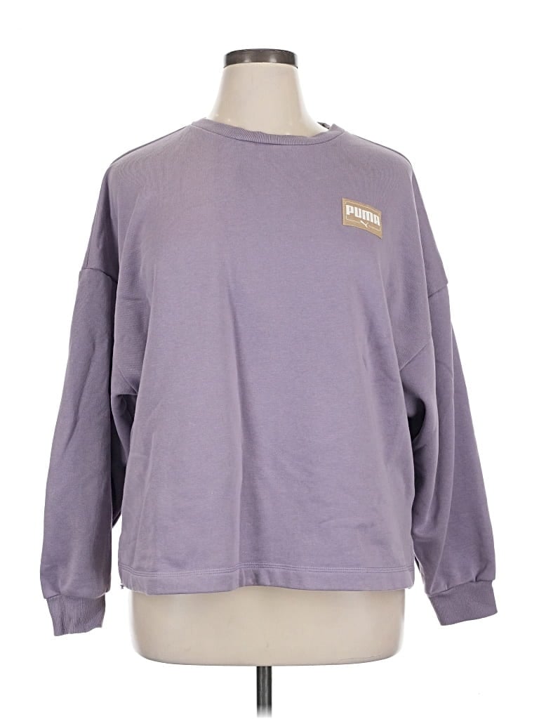 Pre-owned Puma Sweatshirt In Purple