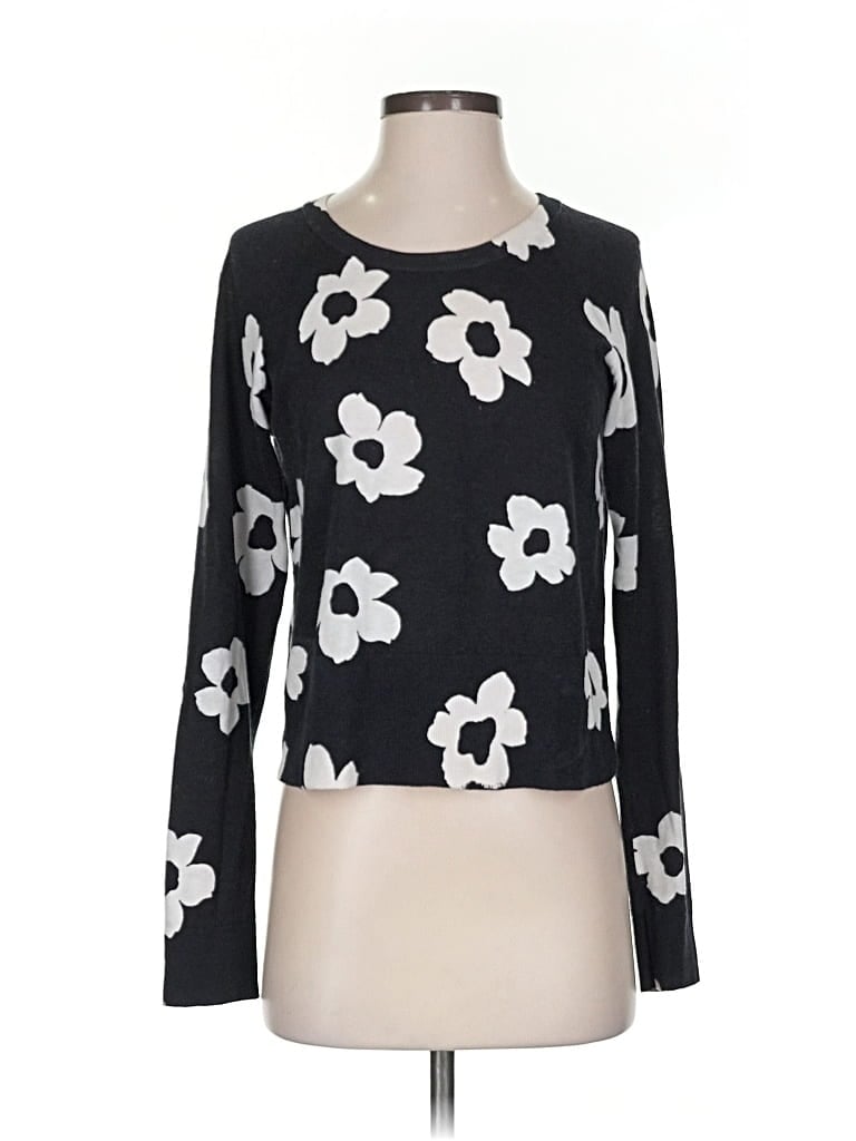 Pre-owned Sanctuary Pullover Sweater In Black