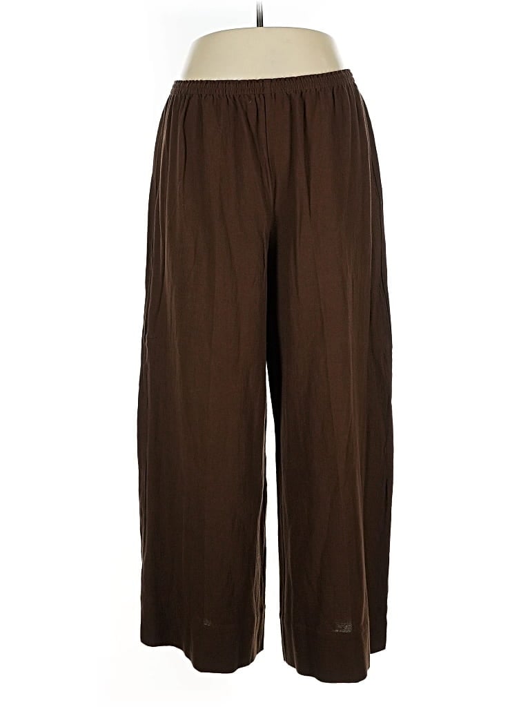 Pre-owned Soft Surroundings Casual Pants In Brown