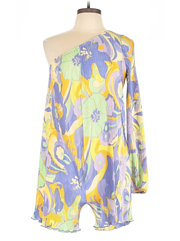 Pre-owned Asos Design Romper In Yellow