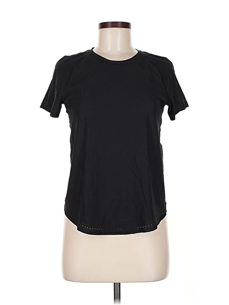 Pre-owned Lululemon Athletica Active T-shirt In Black