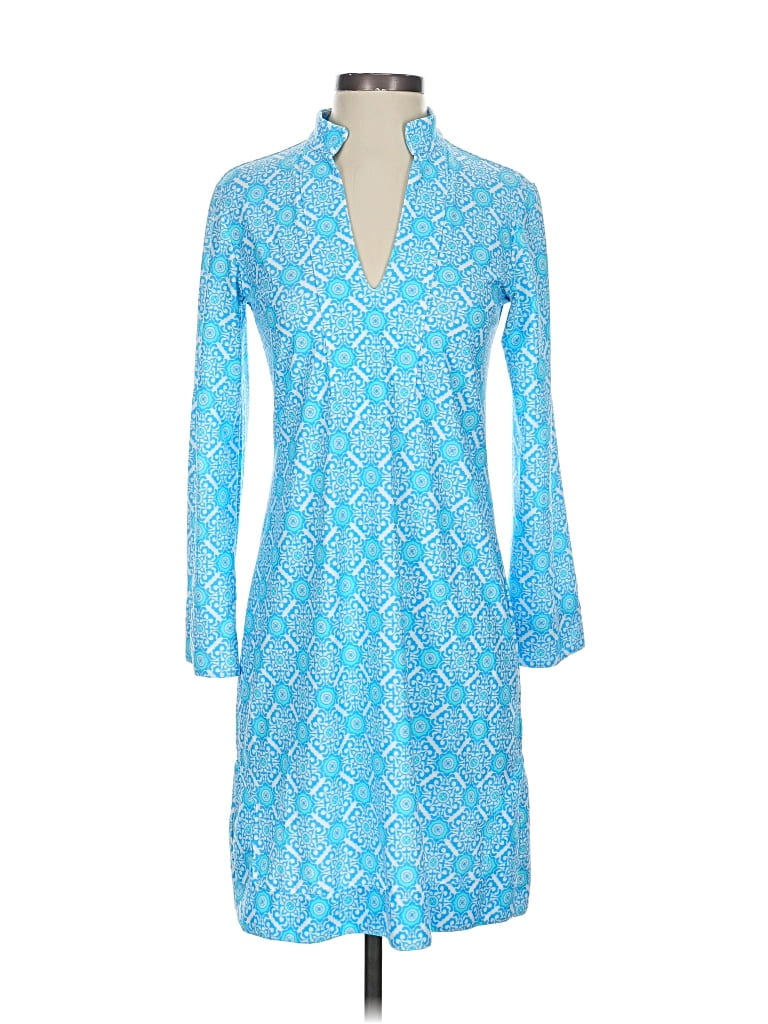 Pre-owned Jude Connally Casual Dress In Blue