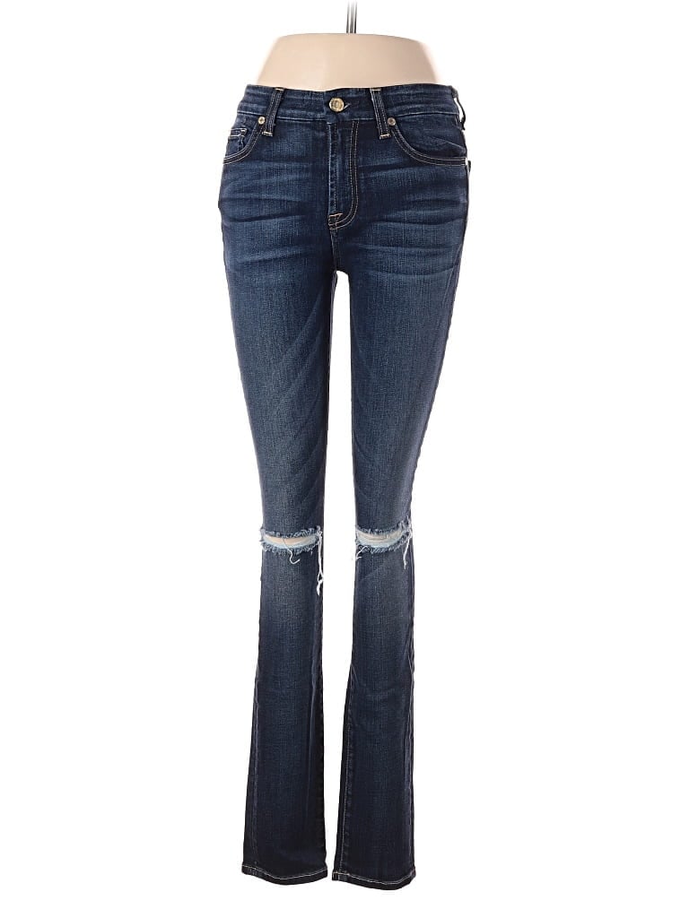 Pre-owned 7 For All Mankind Jeans In Blue