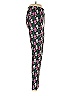 Assorted Brands Floral Black Pink Casual Pants Size S - photo 4