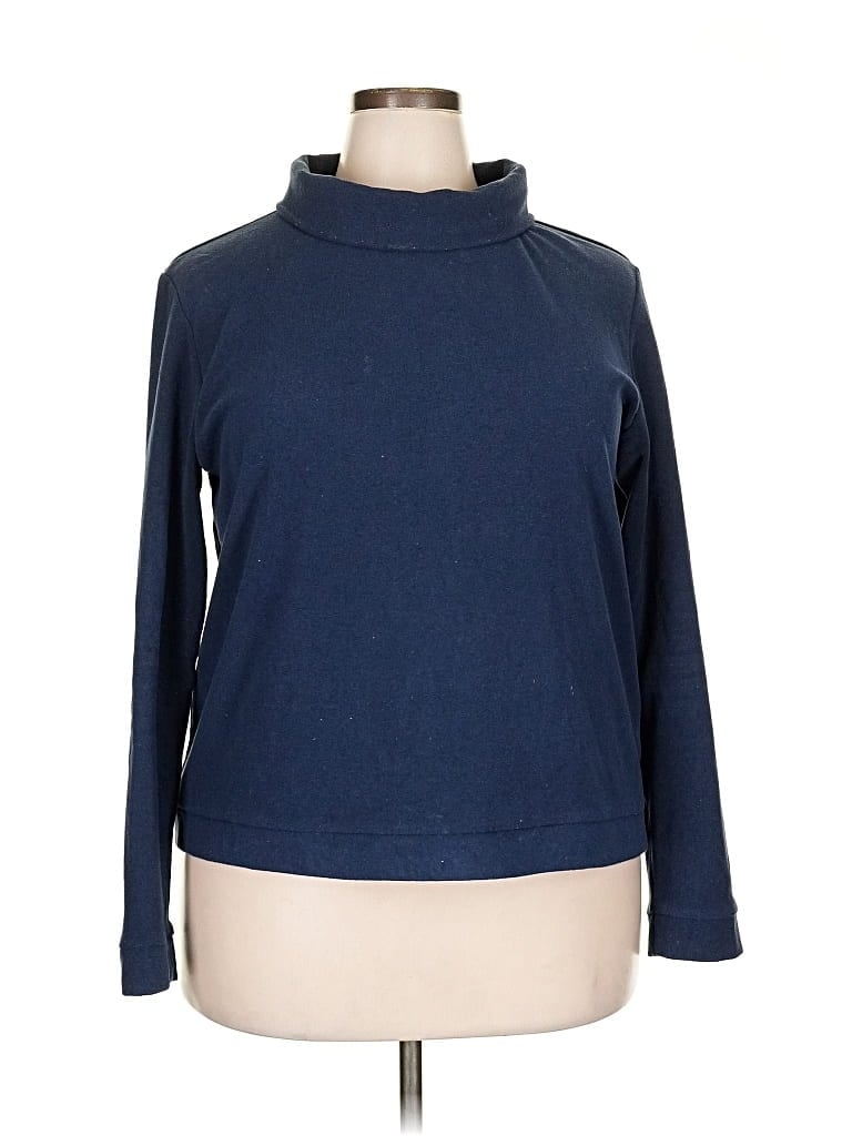 Pre-owned Dudley Stephens Turtleneck Sweater In Blue