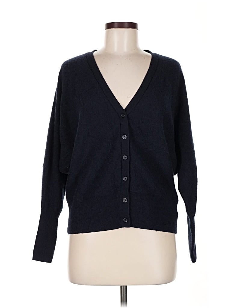 Pre-owned Polo Ralph Lauren Cashmere Cardigan Sweater In Blue