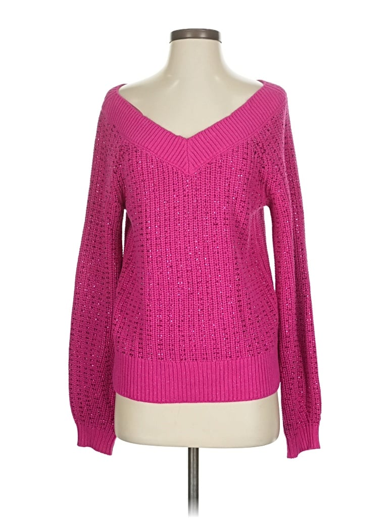 Pre-owned Inc International Concepts Pullover Sweater In Pink