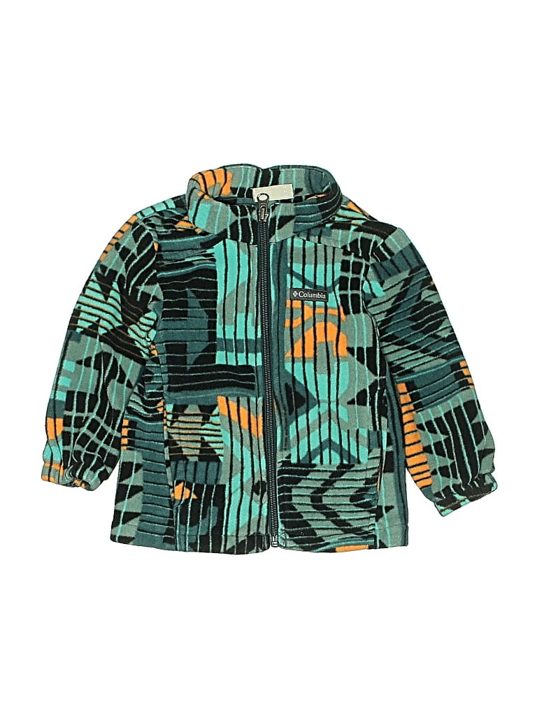 Pre-owned Columbia Kids' Windbreaker Jacket In Blue