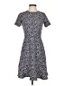MICHAEL Michael Kors 100% Polyester Hearts Blue Casual Dress Size 00 - photo 1